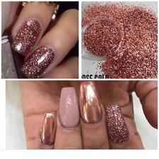 New Rose Gold 5g Top Brand  Premix Glitter Acrylic Powder ????????