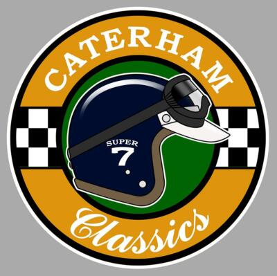CATERHAM Super 7 Classics Laminated Vinyl Sticker