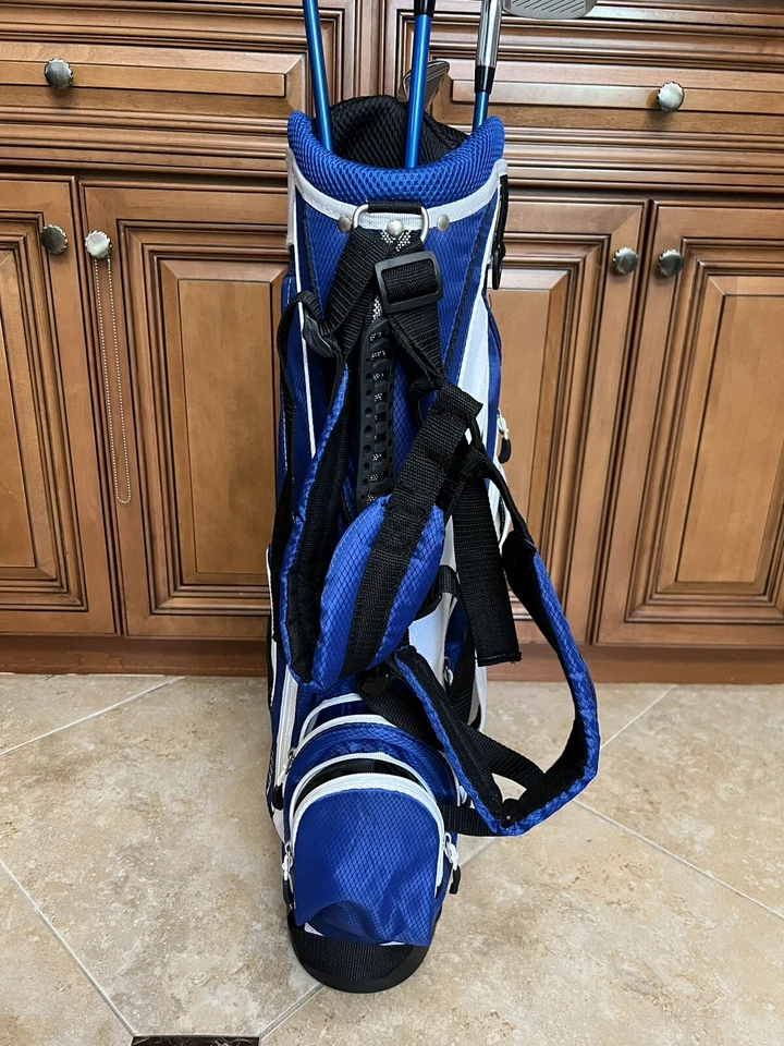 Power Built Lil Slugger Kids Junior 5 Pc Golf Club Set Youth RH w/ Stand Bag - Image 2 of 4