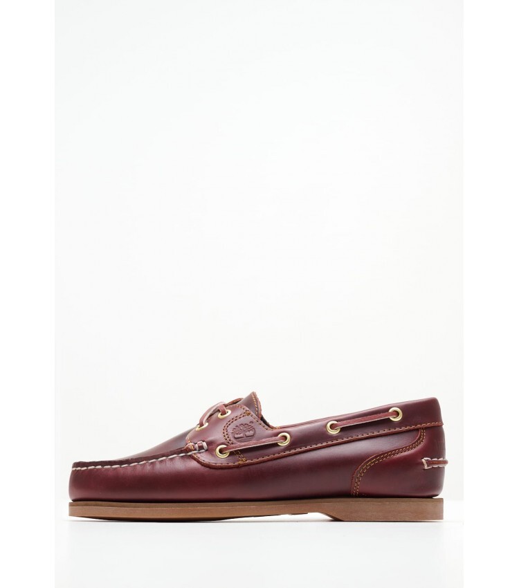 TIMBERLAND WOMEN'S 2-EYE CLASSIC BOAT LEATHER SHOES BURGUNDY TIMBERLAND WOMEN'S 2-EYE CLASSIC BOAT LEATHER SHOES BURGUNDY