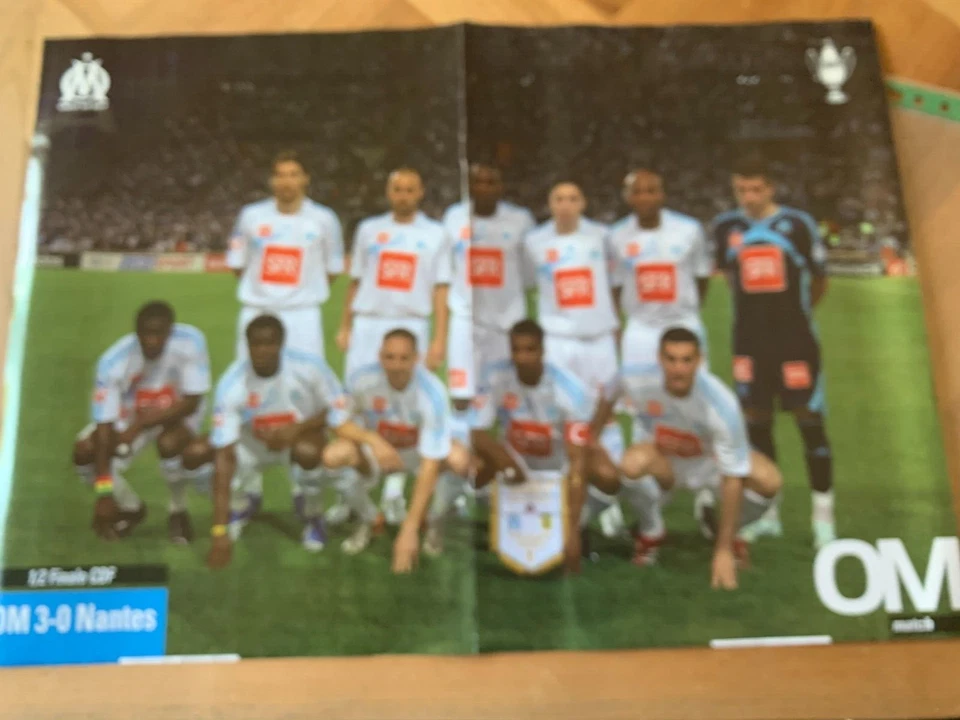 POSTER PHOTO EQUIPE OM OLYMPIQUE DE MARSEILLE 2006 - Photo 1/1