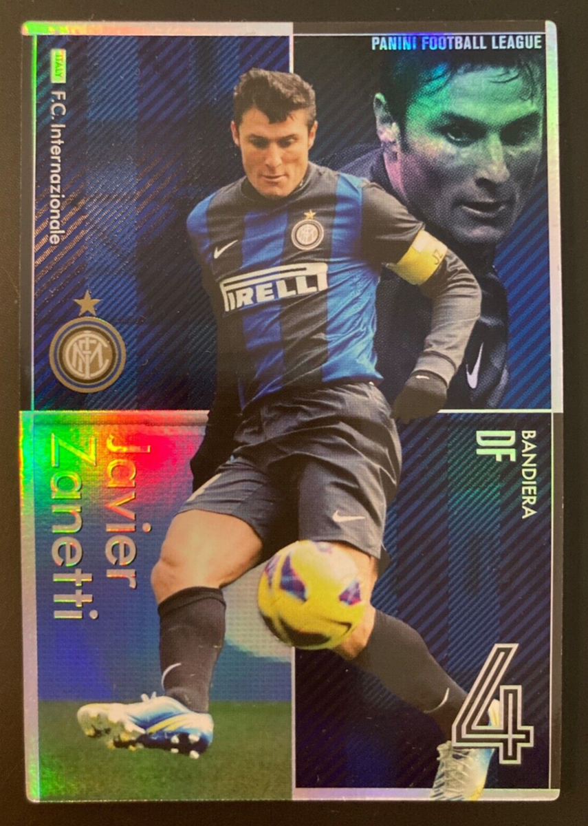 PANINI カード　エジル　サネッティ　イニエスタ　カシージャス 2013 Panini Football League Bandiera Javier Zanetti Inter Milan