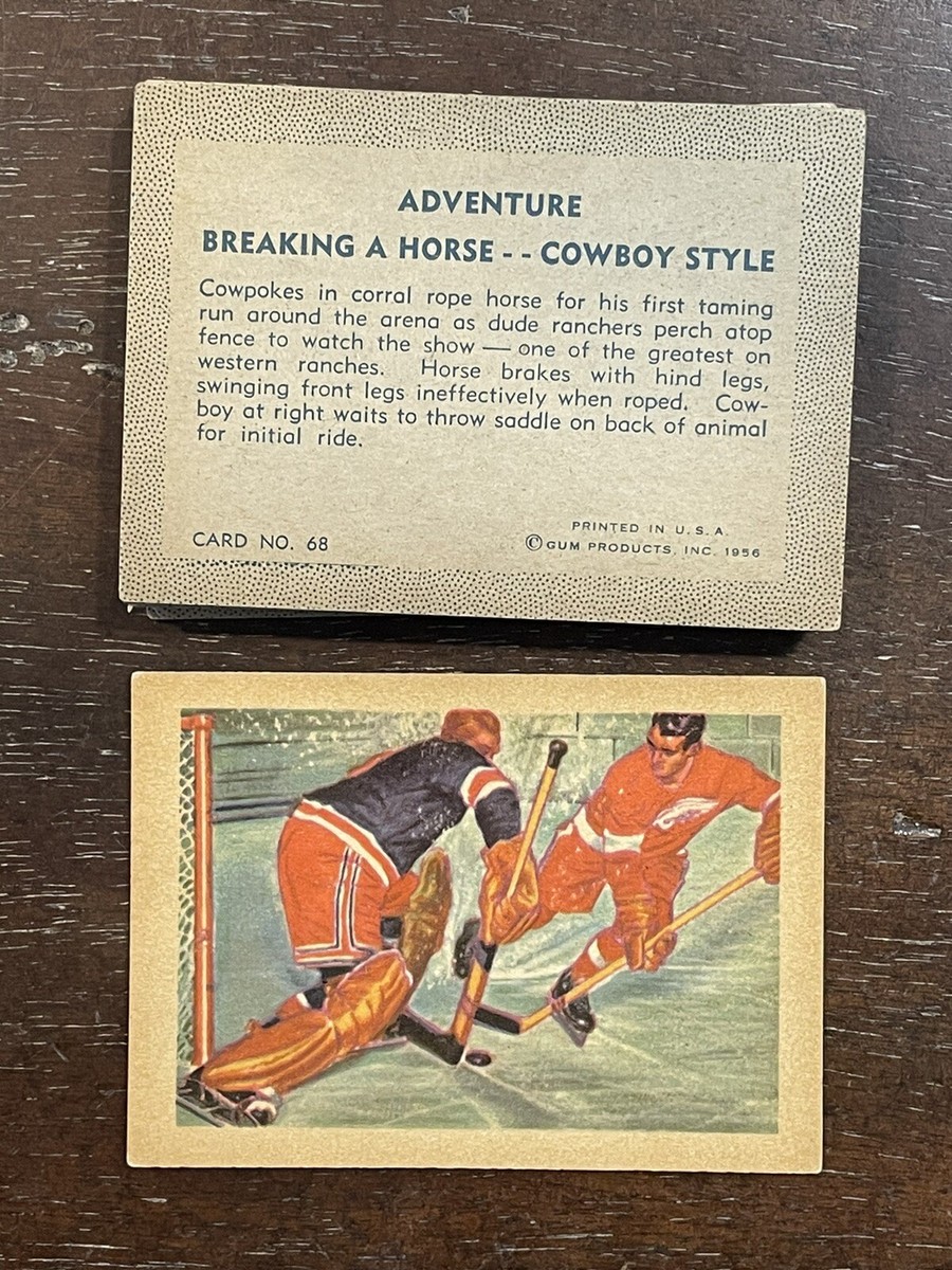 19x Lot 1956 Gum Inc Adventure Including Gordie Howe #63