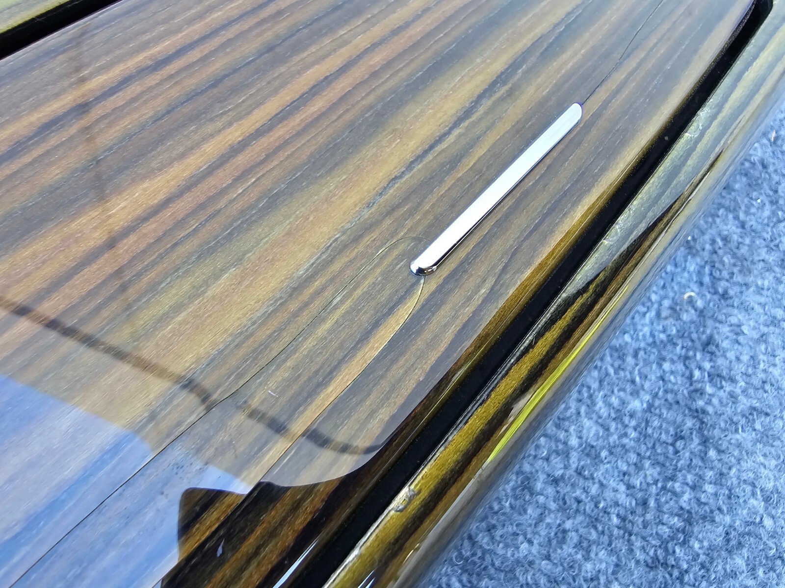 CENTER CONSOLE WOOD TRIM COVER ASSEMBLY OEM 14-17 MASERATI GHIBLI S