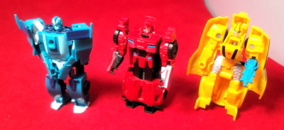 (4)Transformers Bumblebee Cyberverse Sideswipe/Optimus/Blurr/Movie Bumblebee LOT