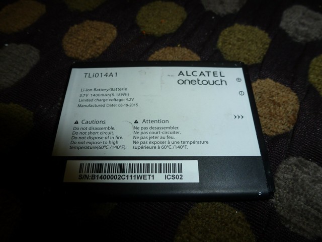 Аккумулятор alcatel tli014a1