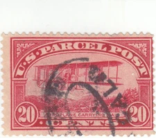 Scott #Q8 - 20c Carmine Rose - Parcel Post - Used -SCV - $25.00