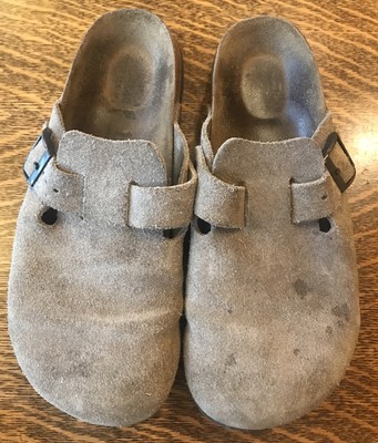 birkenstock suede mules