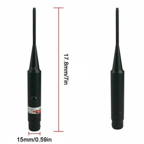 Tactical Red Laser Bore Sight for .177 to .50 Caliber Bore Sighter Red Dot Kit - Picture 6 of 11