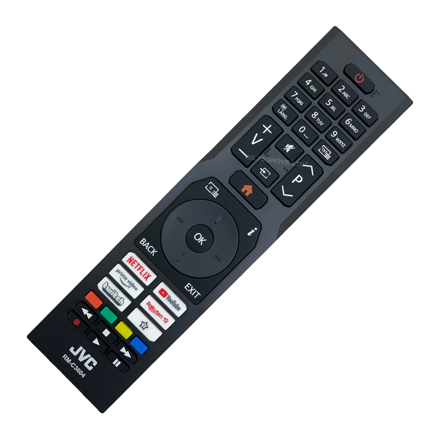 Оригинальный JVC Fernseher Fernbedienung für LT-55VU6355 Smart 4K LED