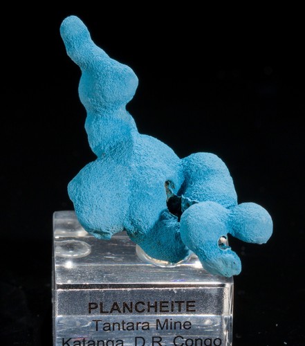 Plancheite Mineral Specimen from Tantara Mine, Katanga, DR Congo - Picture 2 of 9