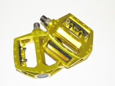 GOLD 1/2" BICYCLE PEDALS ALLOY BMX CRUISER BIKES