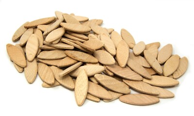 WEN JN100B #0 Birch Wood Biscuits for Woodworking, 100 Pack