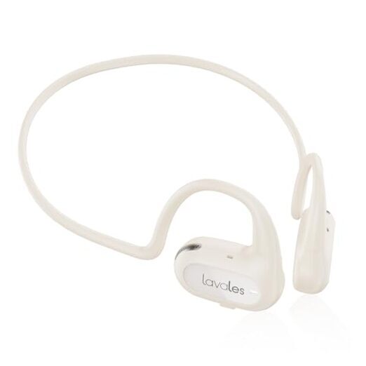 L7S Sport Open Ear Headphones,Ultra-Light Wireless Earbuds with Dual White