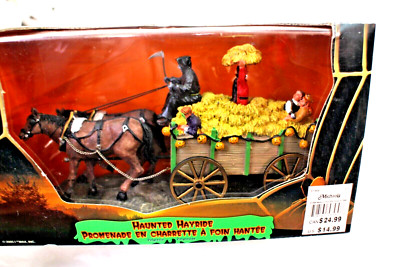 Lemax Spooky Town HAUNTED HAYRIDE Halloween Village 2005 Retired New In Box