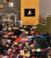 3D Beautiful Maple Leaf N930 Floor WallPaper Murals Floor Print Decal Eve 2023