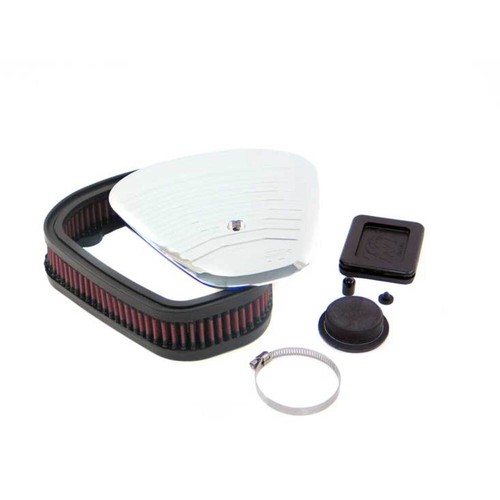 K&N Filtro Aria Sostitutivo Ad Alto Flusso Per Yamaha XV1700 Road Star (2004-2014) - Modello YA-1704, Lavabile E Riutilizzabile, Garanzia 1 Milione Di Miglia - 2
