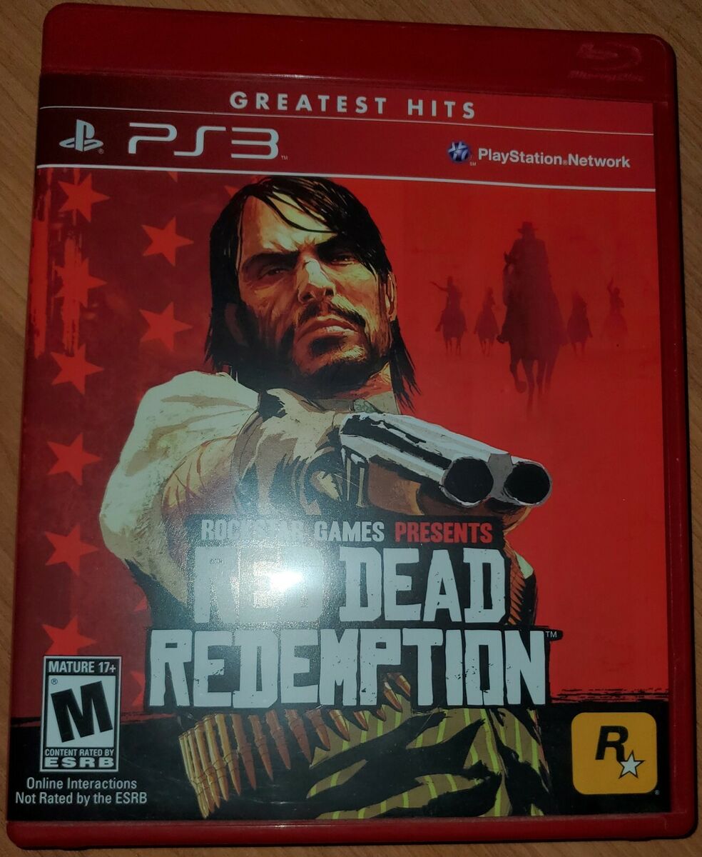 Red Dead Redemption Rockstar Games PS3 Video Game w/ Map and Manual