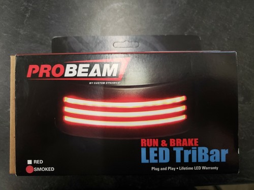 CUSTOM DYNAMICS PROBEAM LED TRI-BAR DUAL INTENSITY RUN & BRAKE SMOKED LIGHT - Picture 3 of 3
