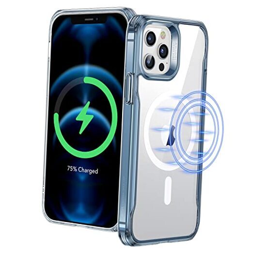 for Case, Compatible with MagSafe, Scratch-Resistant iPhone 12 Pro Max Blue