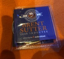 BRENT SUTTER NIGHT COIN JANUARY 18TH 2025 NEW YORK ISLANDERS Brand New