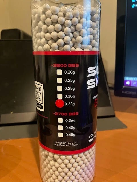 6mm Bio Airsoft BBs 3800 & 2700 .20g, .25g,.28g,.30g,.32g,.36g,.40g,.45g - Image 4 of 4