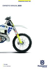 Husqvarna Owners Manual Book Guide 2020 TX 300i 2020 TX 300 i