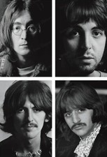 8x10 Print John Lennon Paul McCartney Beatles The White Album Collage 1968 RET