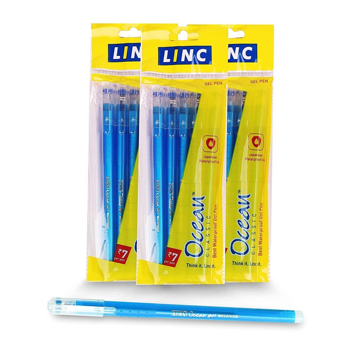 Ball Pen Linc Ocean Gel Refill Linc Glycer Blue Ink Refill Linc