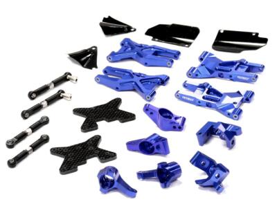 Precision Blue CNC Machined Suspension Upgrade Kit for HPI Ken Block WR8 3.0