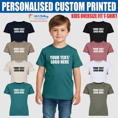 Personalisiertes bedrucktes Native Spirit Kinder T-Shirt Wunschtext Schulterüberschnitten Oberteil