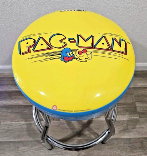 Arcade1UP Pac-Man Arcade Stool 29.5" Taste Makers Limited Edition Namco Seat