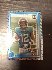 2025 Panini Donruss Optic Travis Hunter Rated Rookie Stars Prizm #201