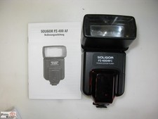 Blitzgerät Soligor PZ-400AFC Power Zoom Flash für Autofocus Kamera Canon analog