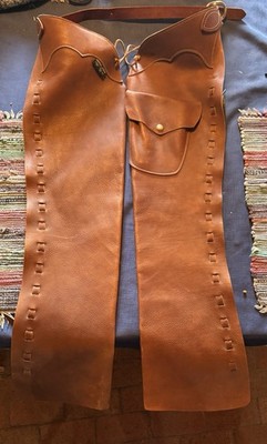 Saddle barn youth Shotgun Leather Chaps
