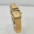 VINTAGE SEIKO QUARTZ 5420-5409 GOLD TONE CLASSIC 16MM WOMEN'S WATCH