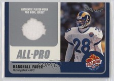 2000 Topps Stars Pro Bowl Jerseys Marshall Faulk #MF-RB HOF nd3