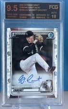 2020 Bowman Draft - Chrome Draft Picks Autographs Garrett Crochet #CDA-GC...