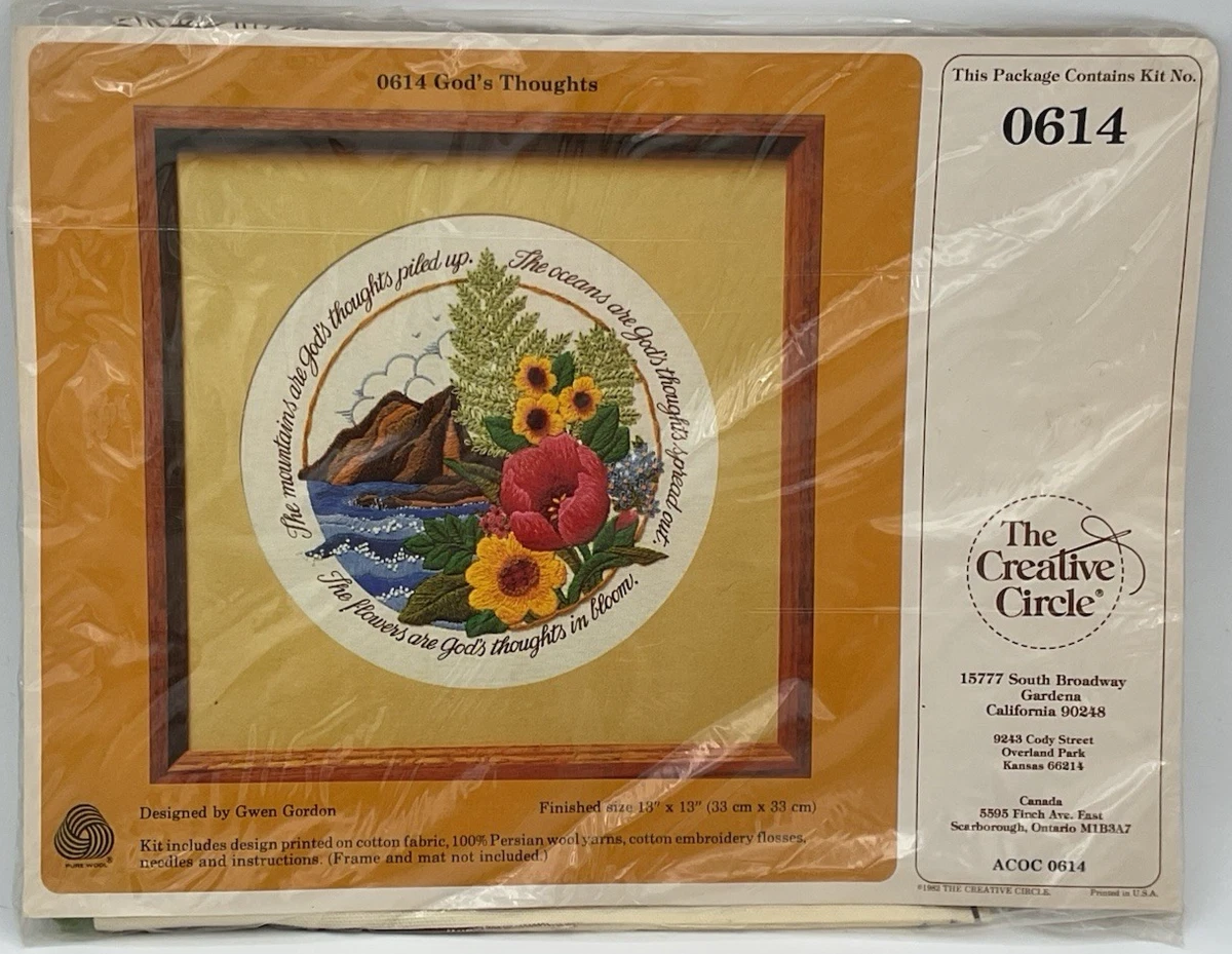 Kit de broderie Dahlias - MD Procureur x DMC