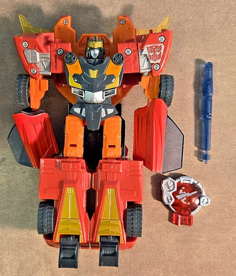Transformers 2006 Cybertron Deluxe Class EXCELLION w/ Cyberkey & missile Used