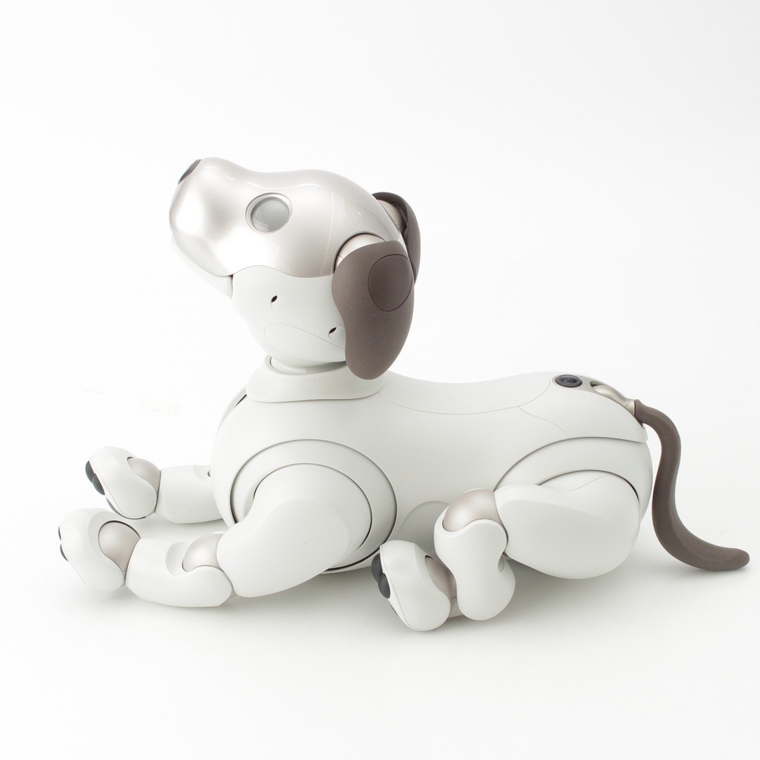 Sony aibo ERS-1000 AI Robot Dog Basic White w/ Charger Ball Box