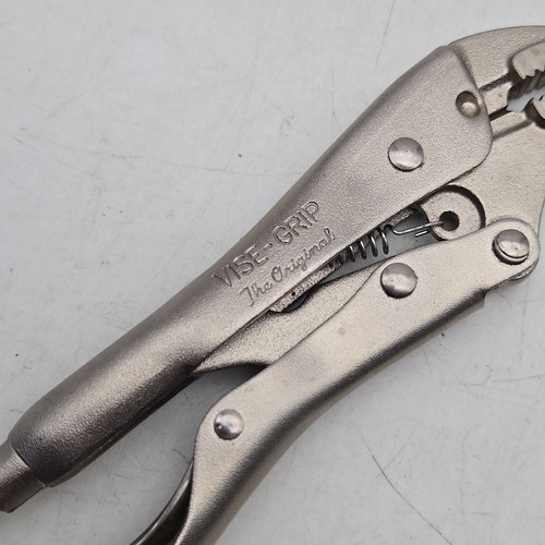 Irwin Vise-Grip 5WR Feststellzange 5" lang 1-1/8" Kapazität gebogene Backe - Bild 8 von 10