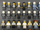 LEGO Police & Robber Minifigure Huge Lot of 50 City Officers Crooks Guards Jail — photo 7