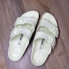 Birkenstock Arizona Essentials Women's Sandal Slide Light Lime Green Size 39 8
