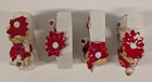 Vintage Kamo Japan Ceramic NOEL Christmas Candle Holders Angels Parts Repair — photo 9