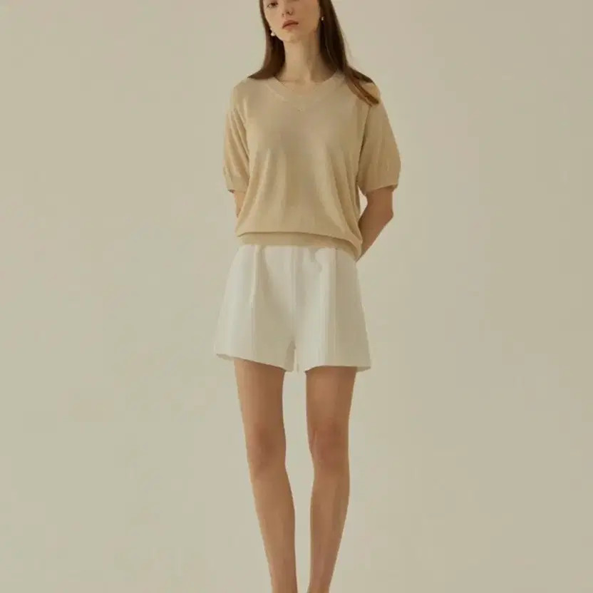 Mango Manifold Knit Shorts - New, White, Free Size