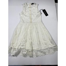 For Love & Lemons Fairycore Ivory Lace Bridal Shower Dress Engagement Wedding S