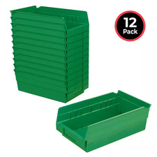 Plastic Nestable Shelf Bins/ Storage Totes, 1...