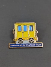 Motorcar Operators West Railroad Train Lapel Pin 