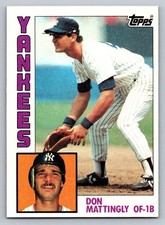 Don Mattingly 1984 Topps Rookie #8 New York Y...